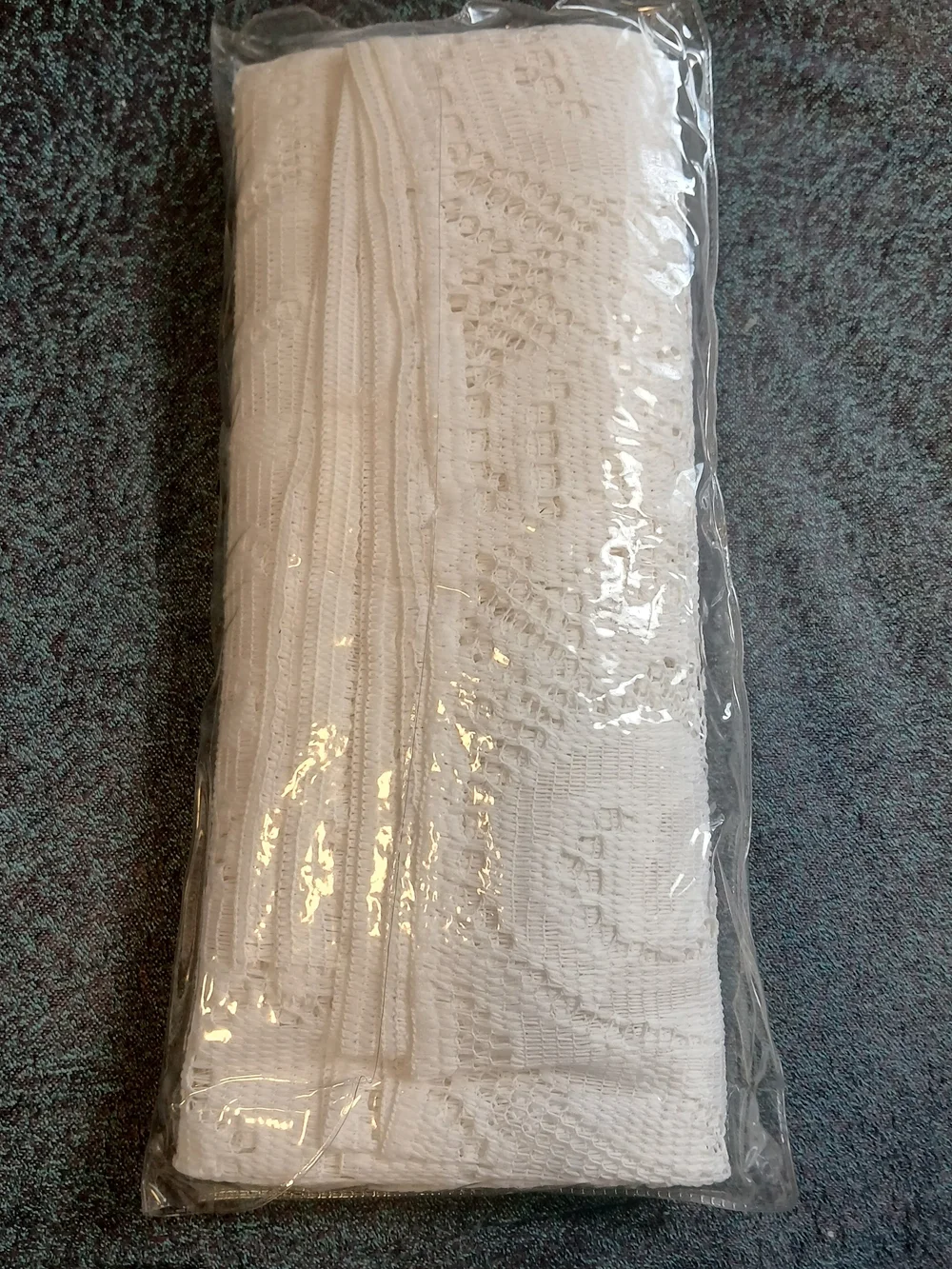 Liberty White Lace Tablecloth Topper